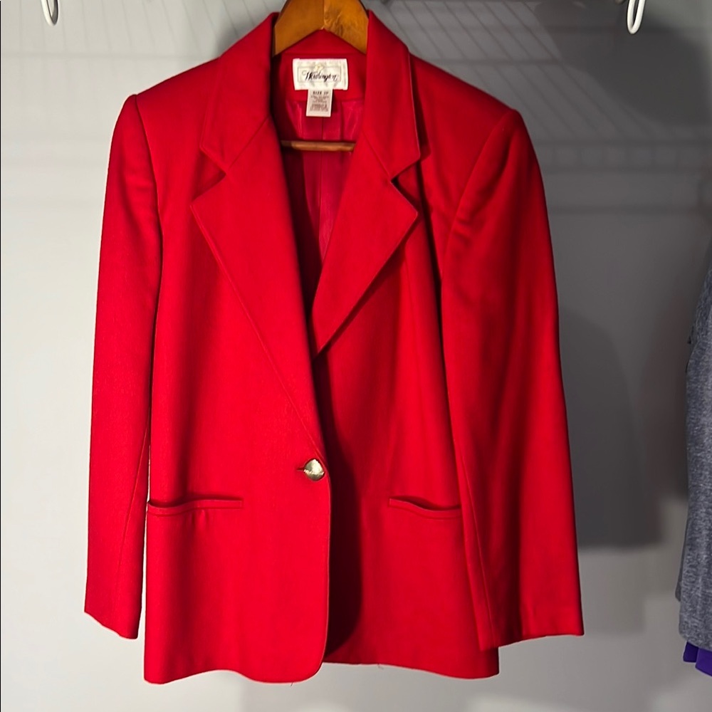 Worthington Bold Scarlet Blazer